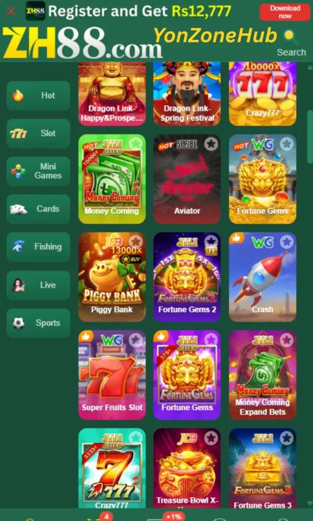 ZH88 games