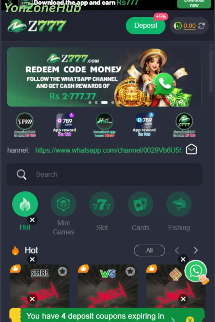 z777 bonus