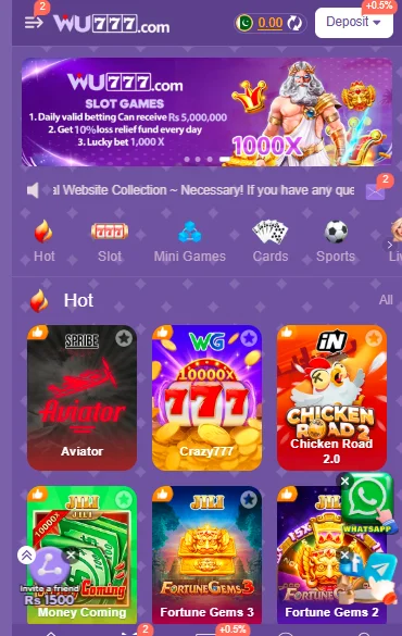 WU777 game